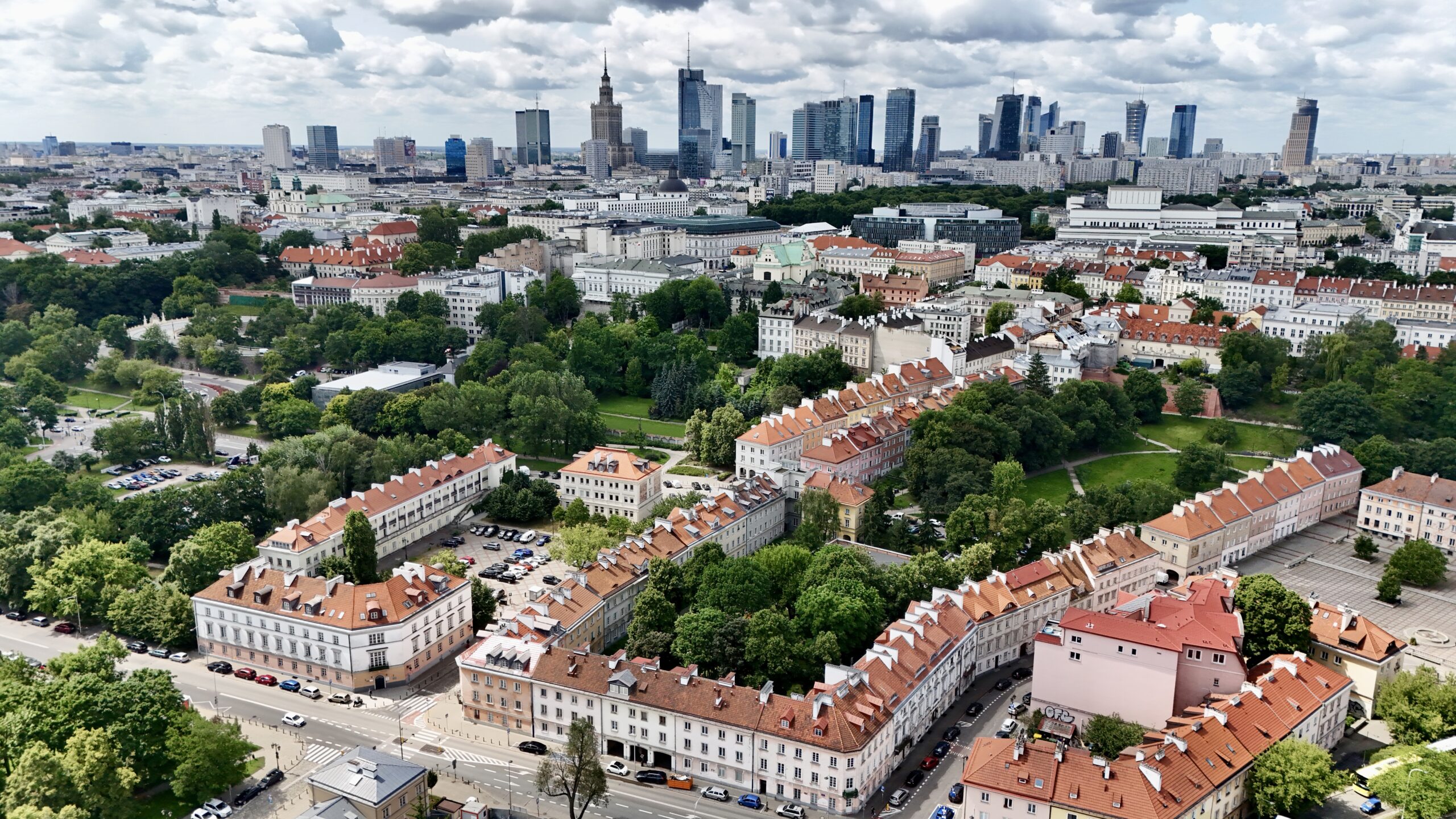 Warszawa panorama centrum